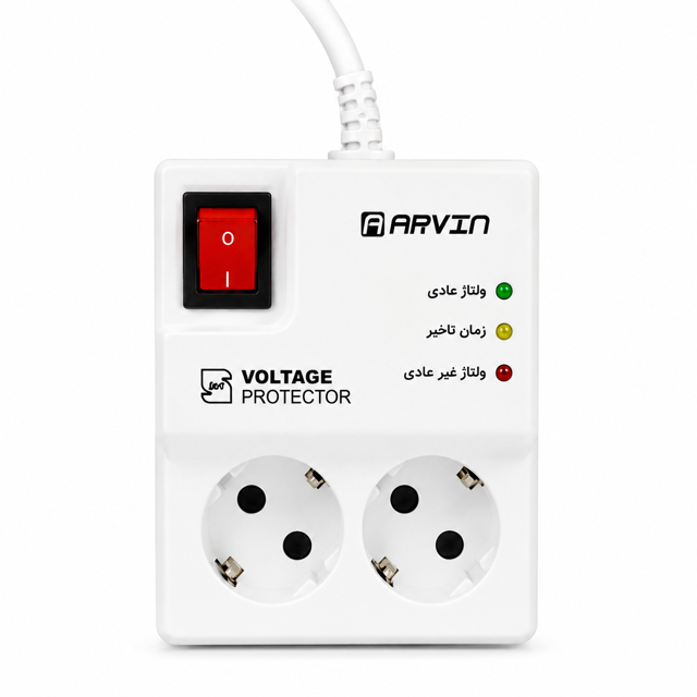 محافظ دوخانه آنالوگ آروین مناسب یخچال و فریزر های صنعتی PA702+