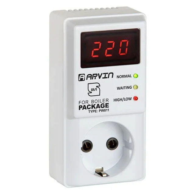 محافظ برق تک خانه دیجیتال 10 آمپر آروین مناسب پکیج pw811